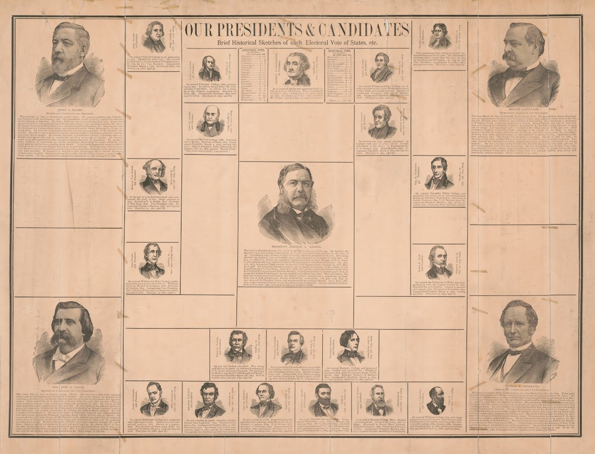 Our presidents candidates brief historical sketches of each electoral votes of