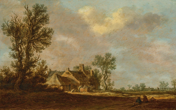 A farm in a wooded landscape 1630
