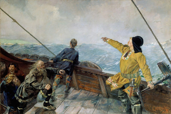 Leiv Eirikson discovering America 1893
