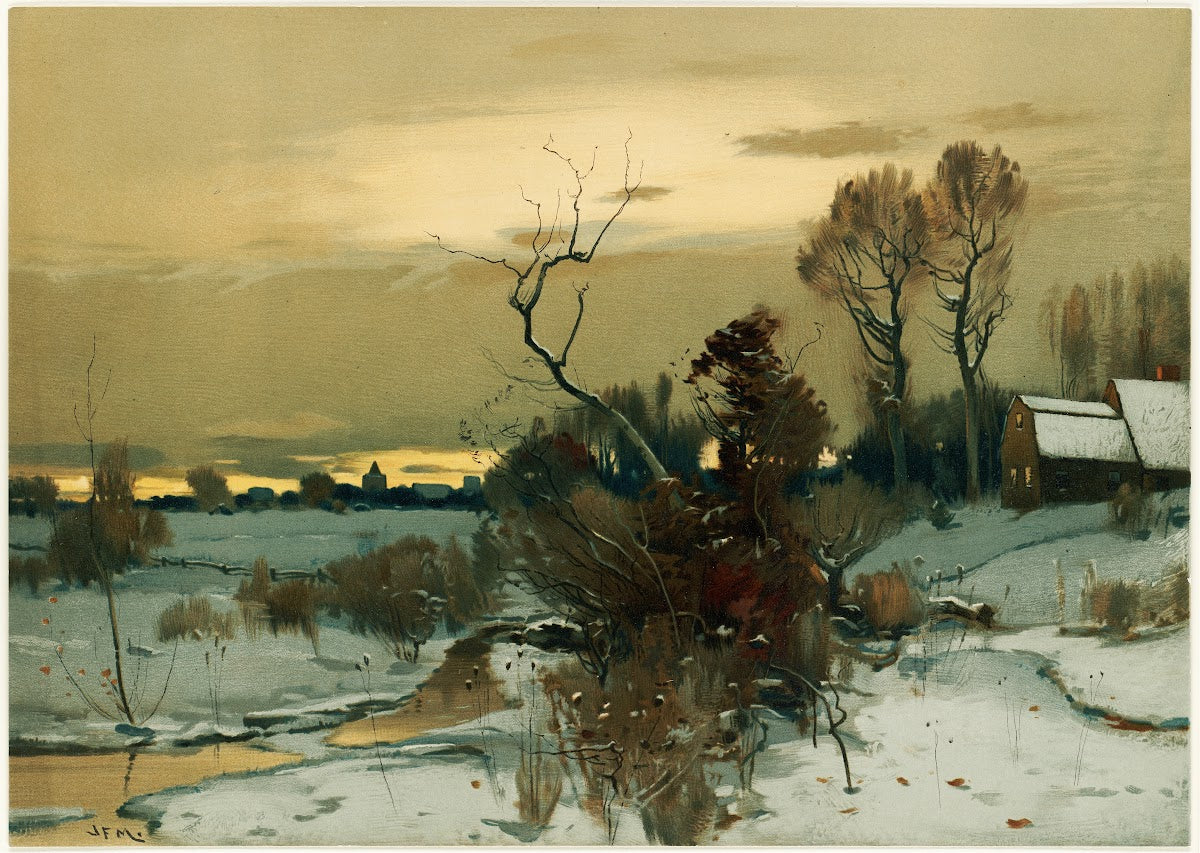 Winter landscape ca 18611897
