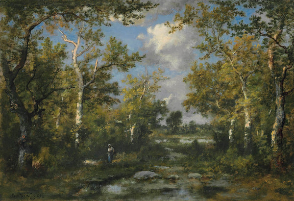 Clairière Dans La Forêt De Fontainbleau 1869