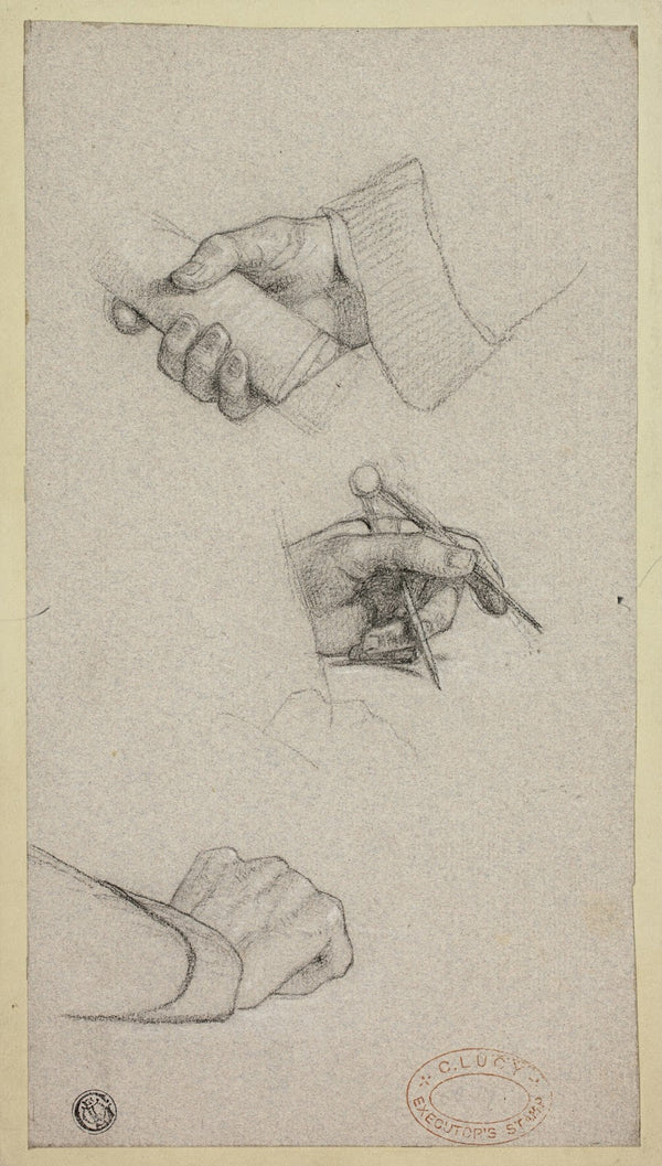 Study of Hands c 1858