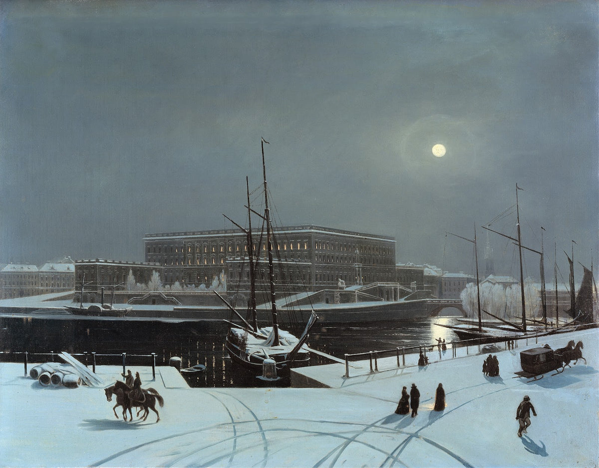 View of the Royal Palace of Stockholm Winter