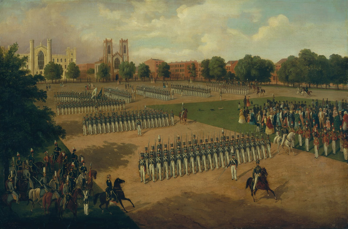 Seventh Regiment on Review Washington Square New York 1851