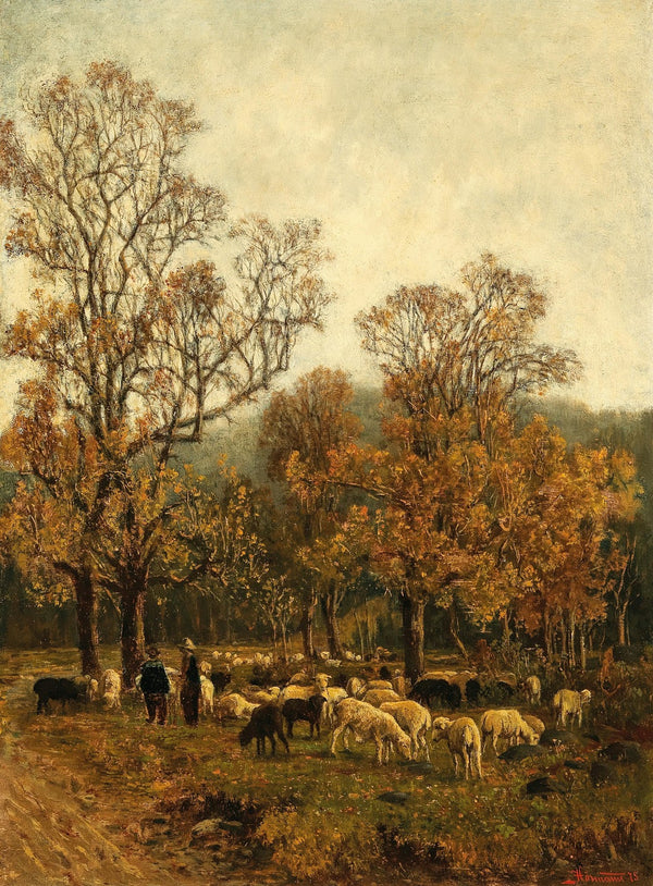 Schafweide bei Rekawinkel 1875
