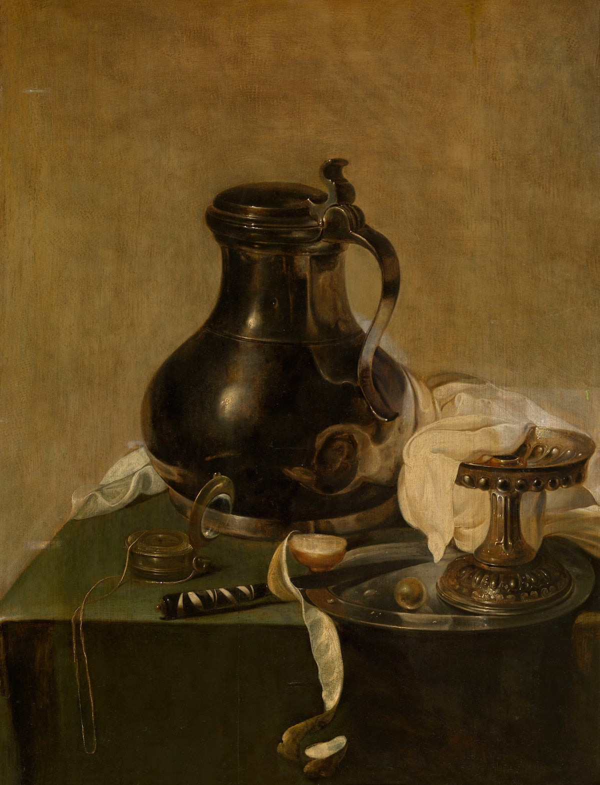 Still Life with a Pewter Flagon 1635