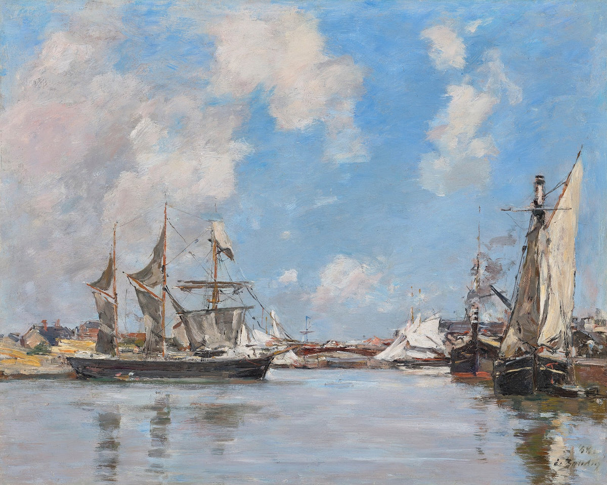 Deauville Le bassin 1888