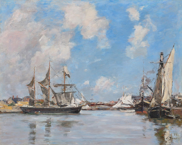 Deauville Le bassin 1888