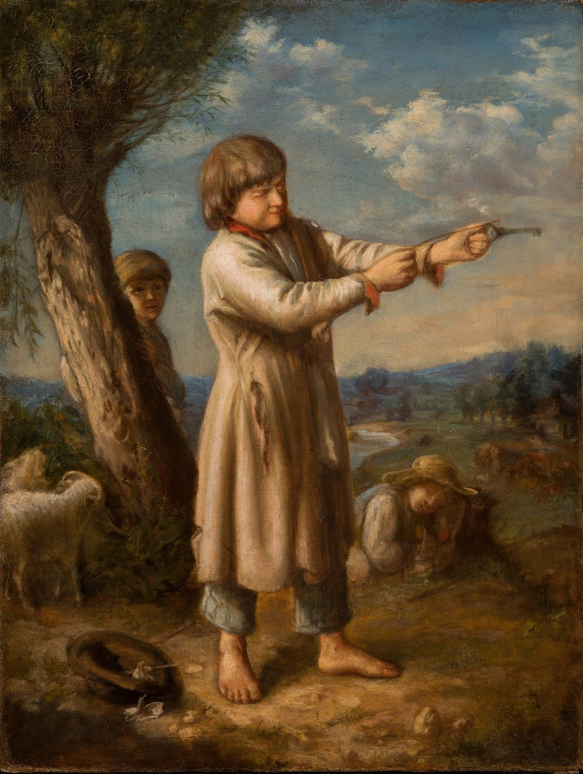Boy Shooting with a Key before 1863