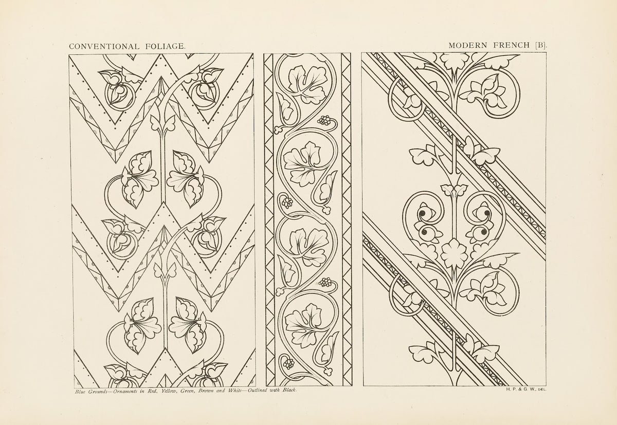 Outlines of ornament in the leading styles Pl57 1881