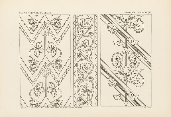 Outlines of ornament in the leading styles Pl57 1881