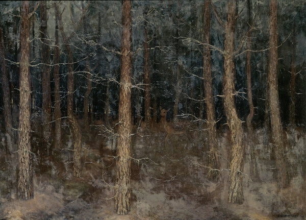 Mystieke paden bosgezicht 1907