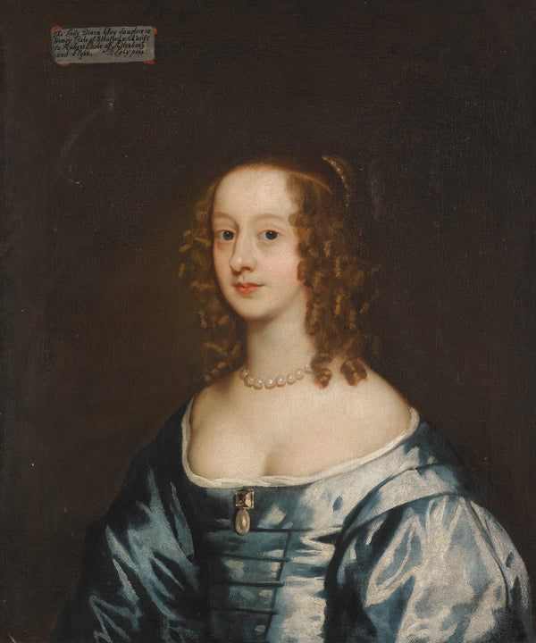 Portrait of Lady Diana Grey Countess of Ailsbury D1689