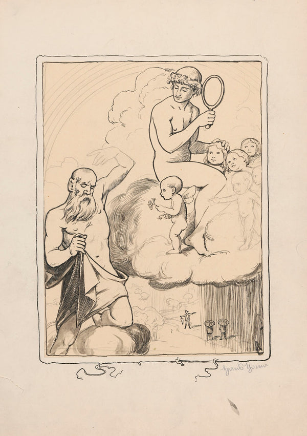 The allegory of April 1901
