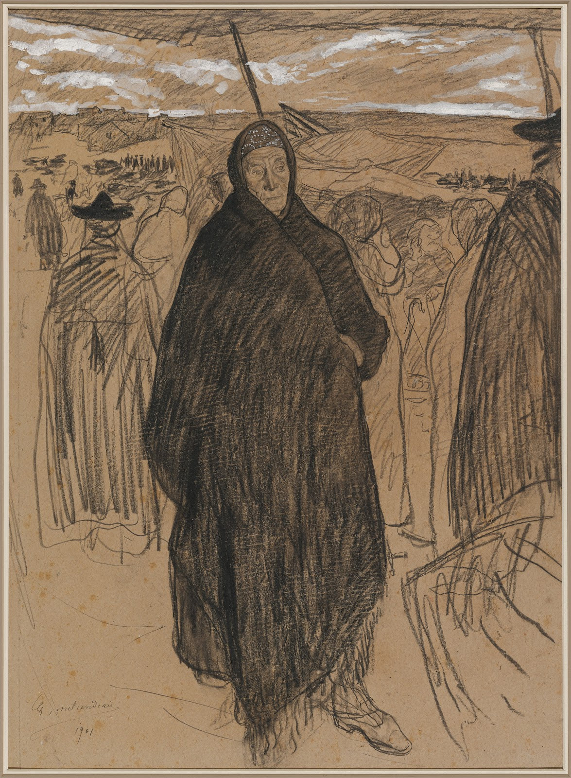 Old Spanish Woman Vieille femme espagnole 1901
