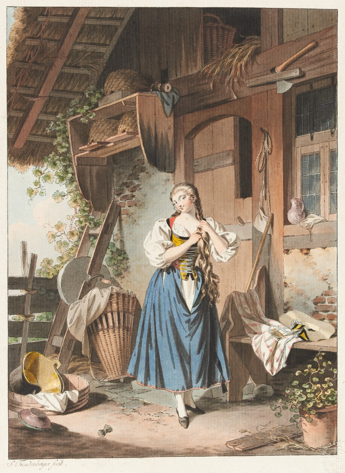 La Toilette Champêtre 1781