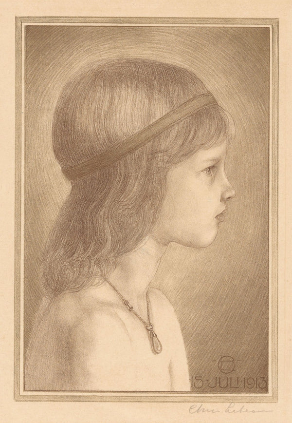 Portret van een onbekend meisje
