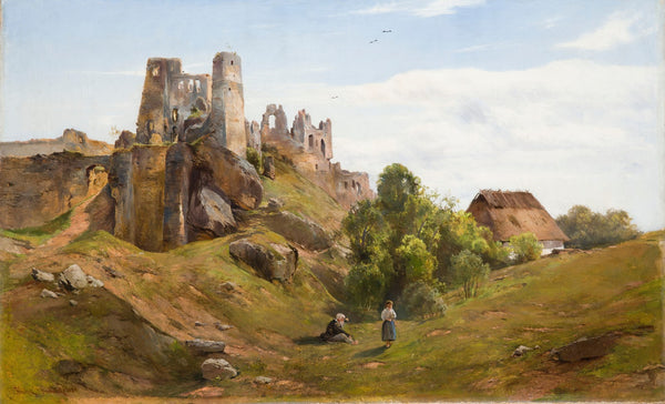 Ruins of Odrzykoń 1880