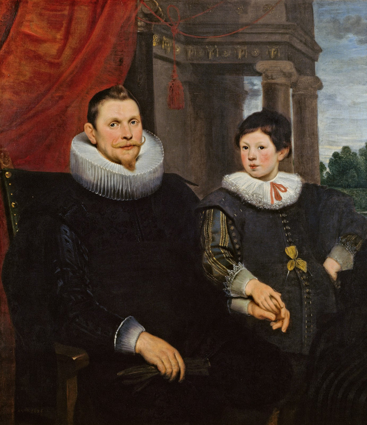 Portrait of a Father with his Son 1626