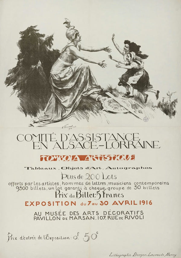 Comité dassistance en Alsace Lorraine 1916