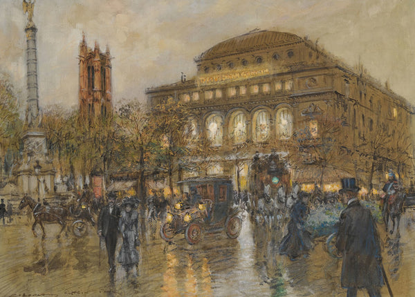 Théâtre Du Châtelet And Tour St Jacques Paris