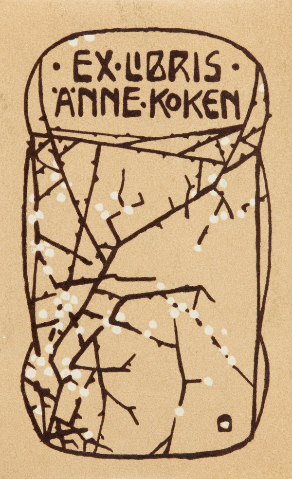 Bookplate of Anne Koken 1910