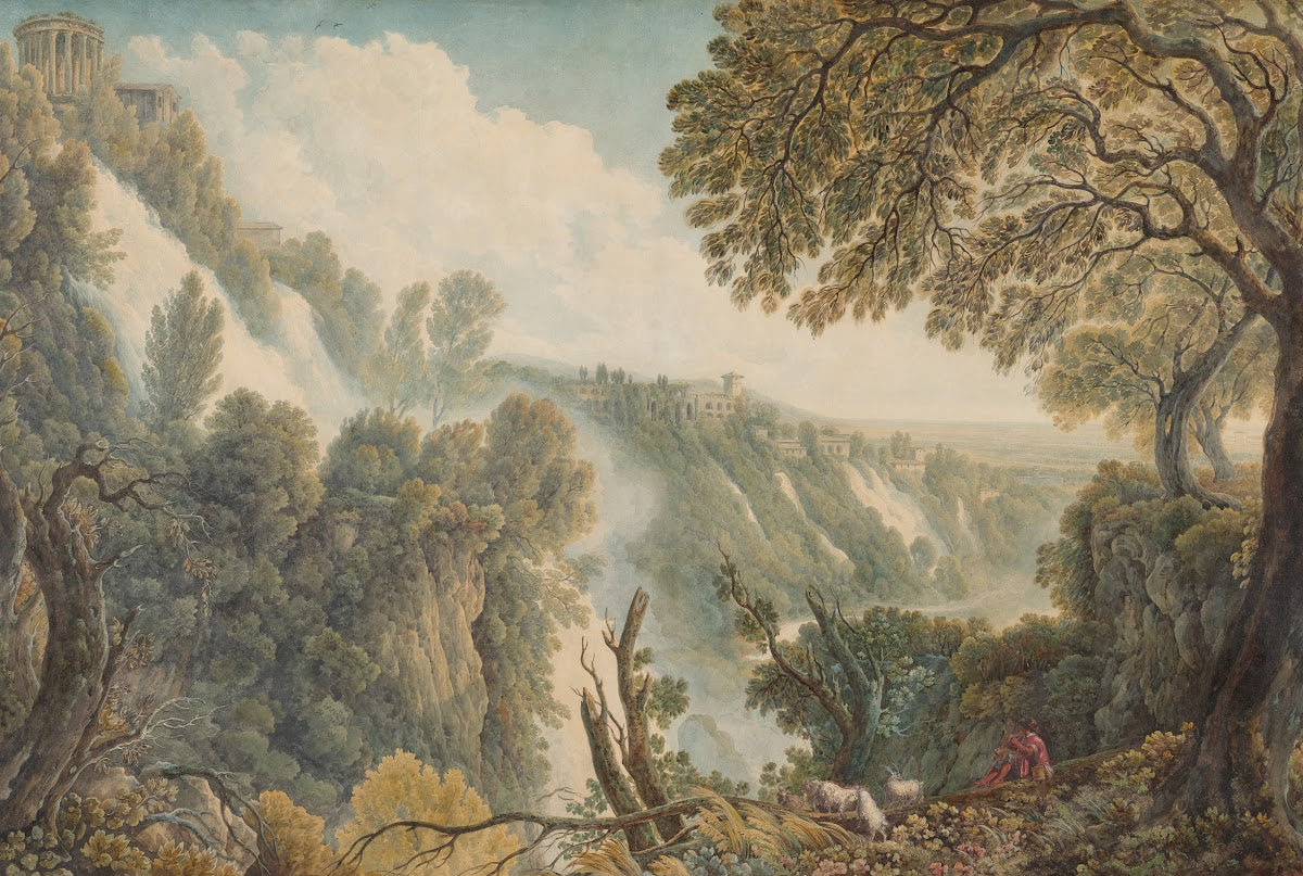 The Waterfalls at Tivoli c 1790