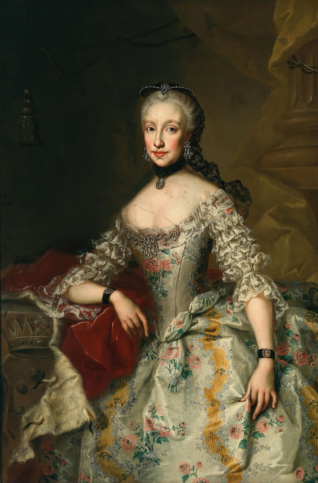 Portrait of Empress Maria Ludovica Grand Duchess of Tuscany Infanta of Spain 174