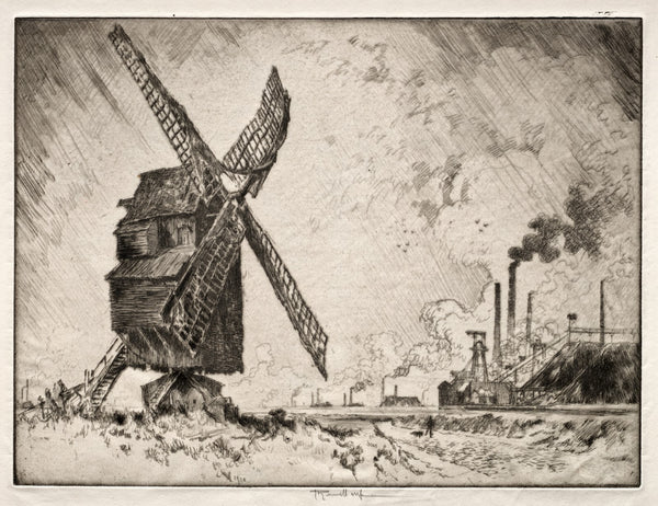 Old and New Mills Valenciennes France 1910