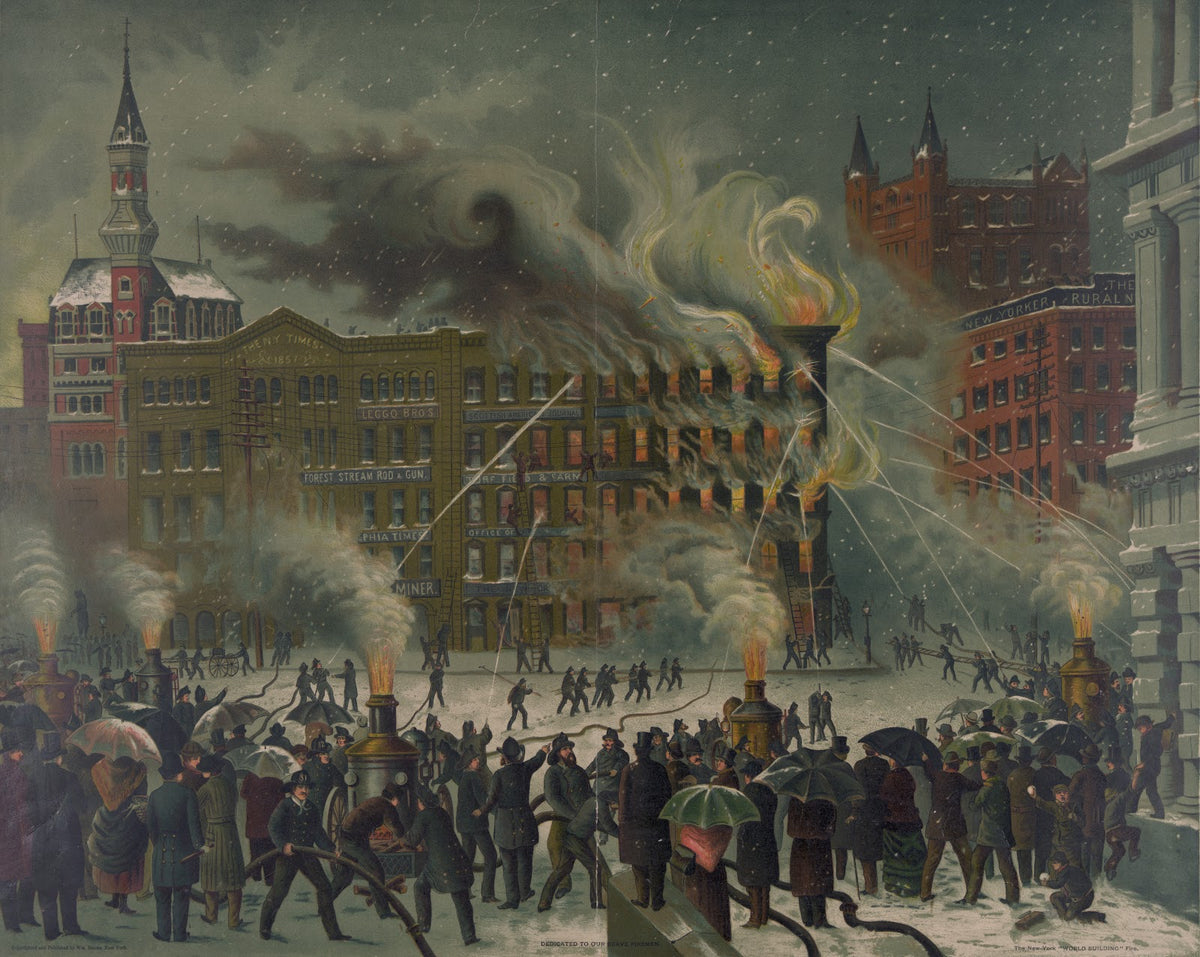 The New York World Building fire 1883