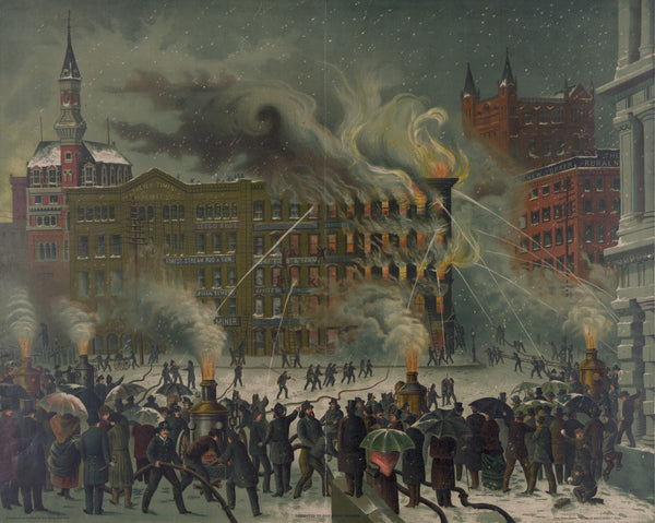 The New York World Building fire 1883