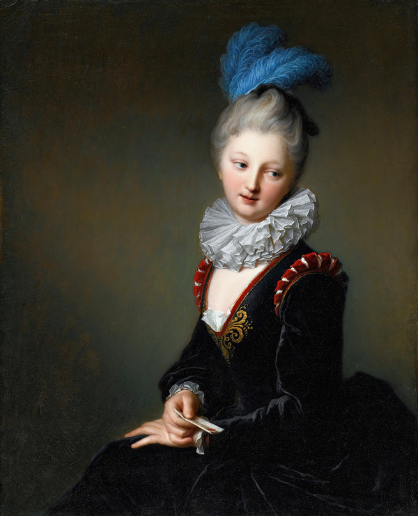Portrait Of A Young Lady With A Letter Thought To Be Mademoiselle Christine Anto