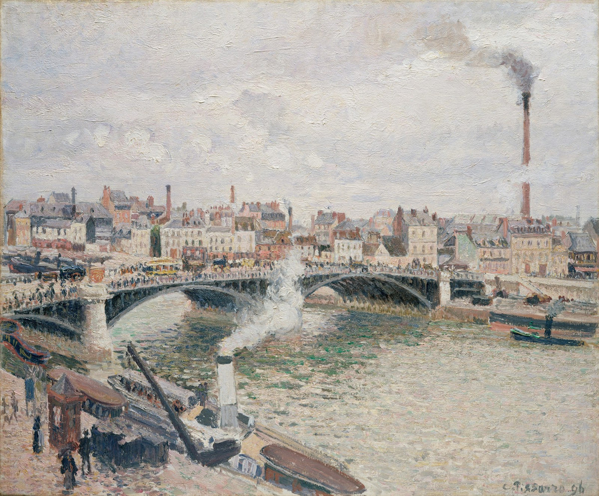Morning An Overcast Day Rouen 1896