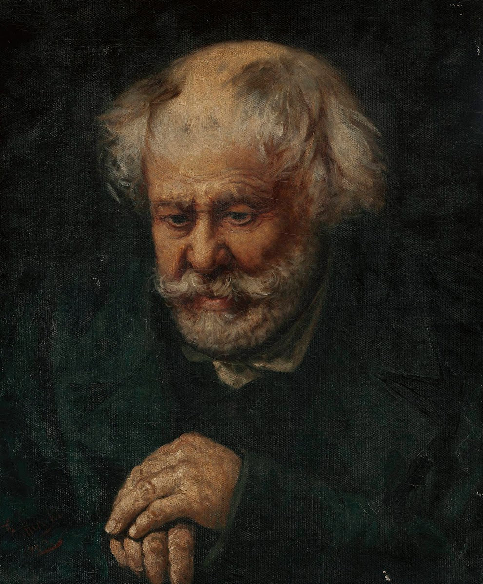 Portrait of an old man 1880