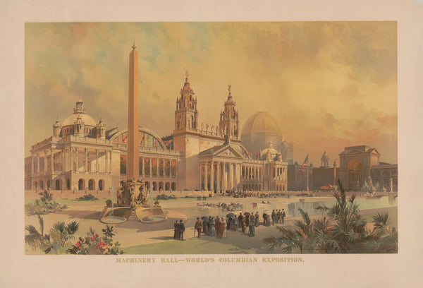 Machinery Hall Worlds Columbian Exposition 1892