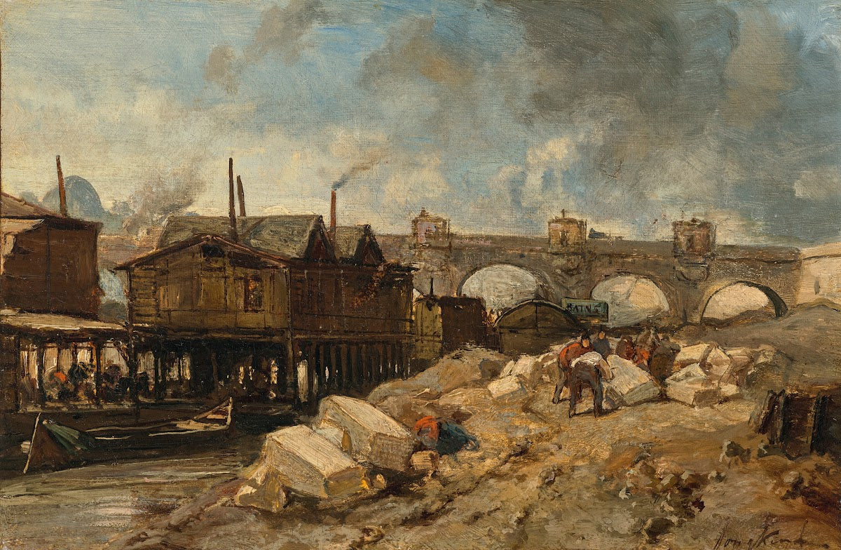 Bain bateaux lavoirs près du Pont Neuf