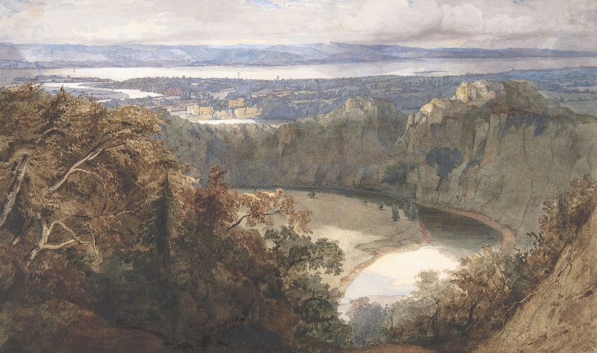 View of Chepstow Wales 1834