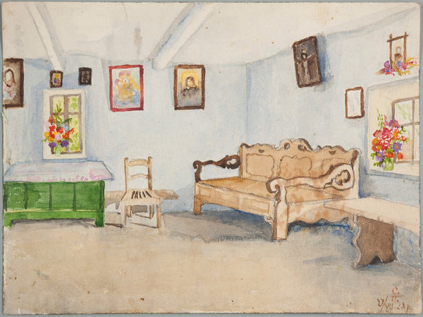 Wnętrze izby 1928