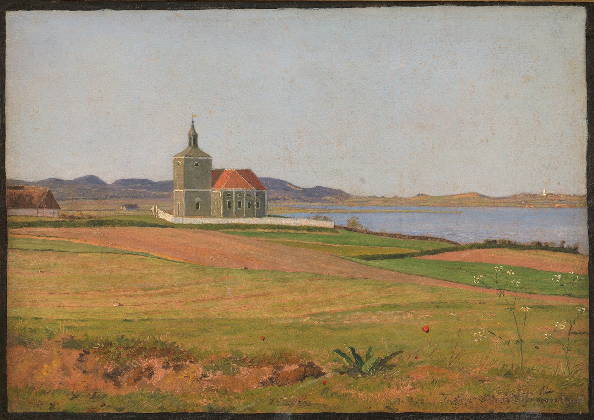 Vinderød Church near Frederiksværk 1837