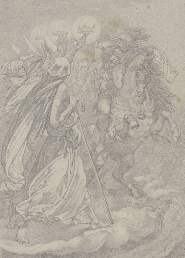 Macbeth Banquo und die Hexen ca 1848 1855