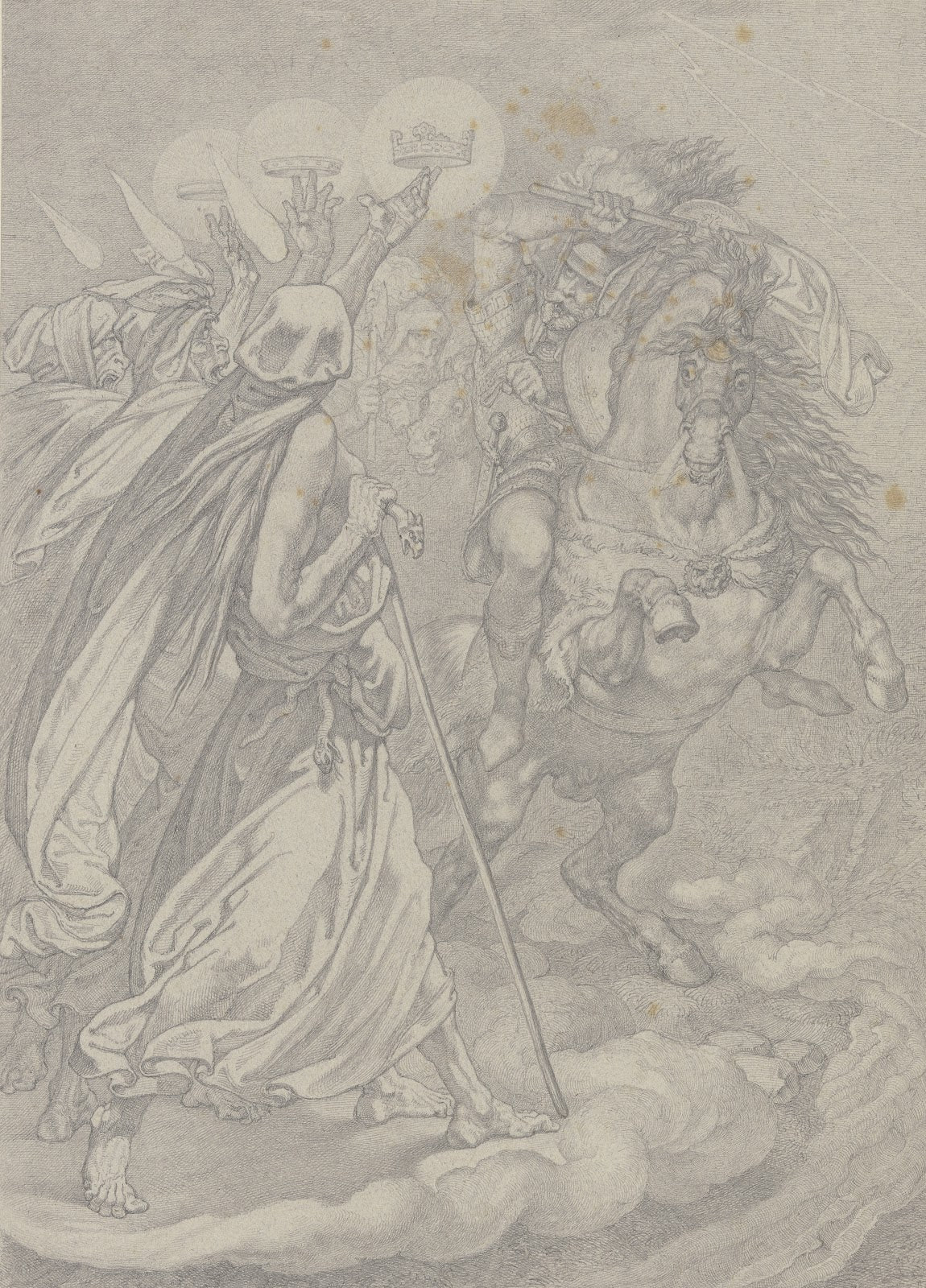 Macbeth Banquo und die Hexen ca 1848 1855