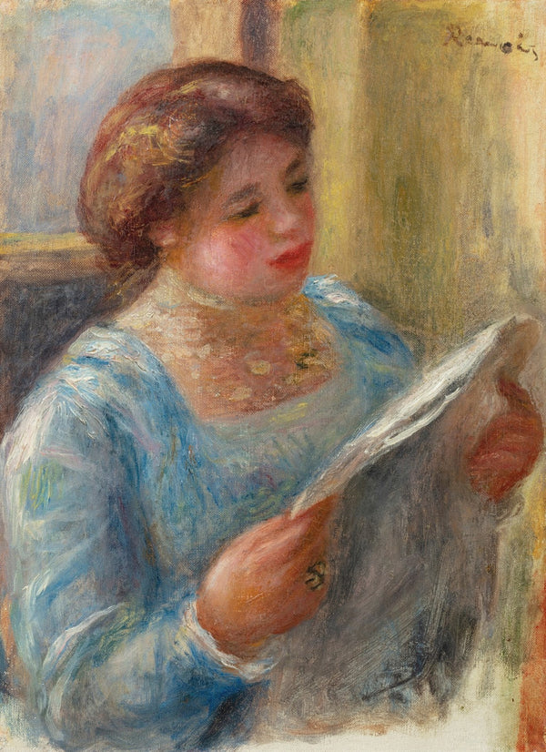 Jeune femme lisant 1912