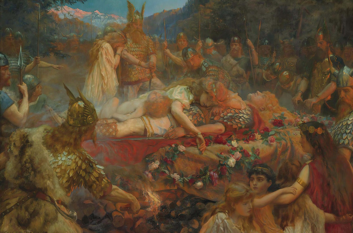 Death Of A Viking Warrior 1909