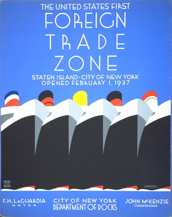 The United States first foreign trade zone 1937