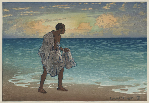 Hawaiian fisherman 1920