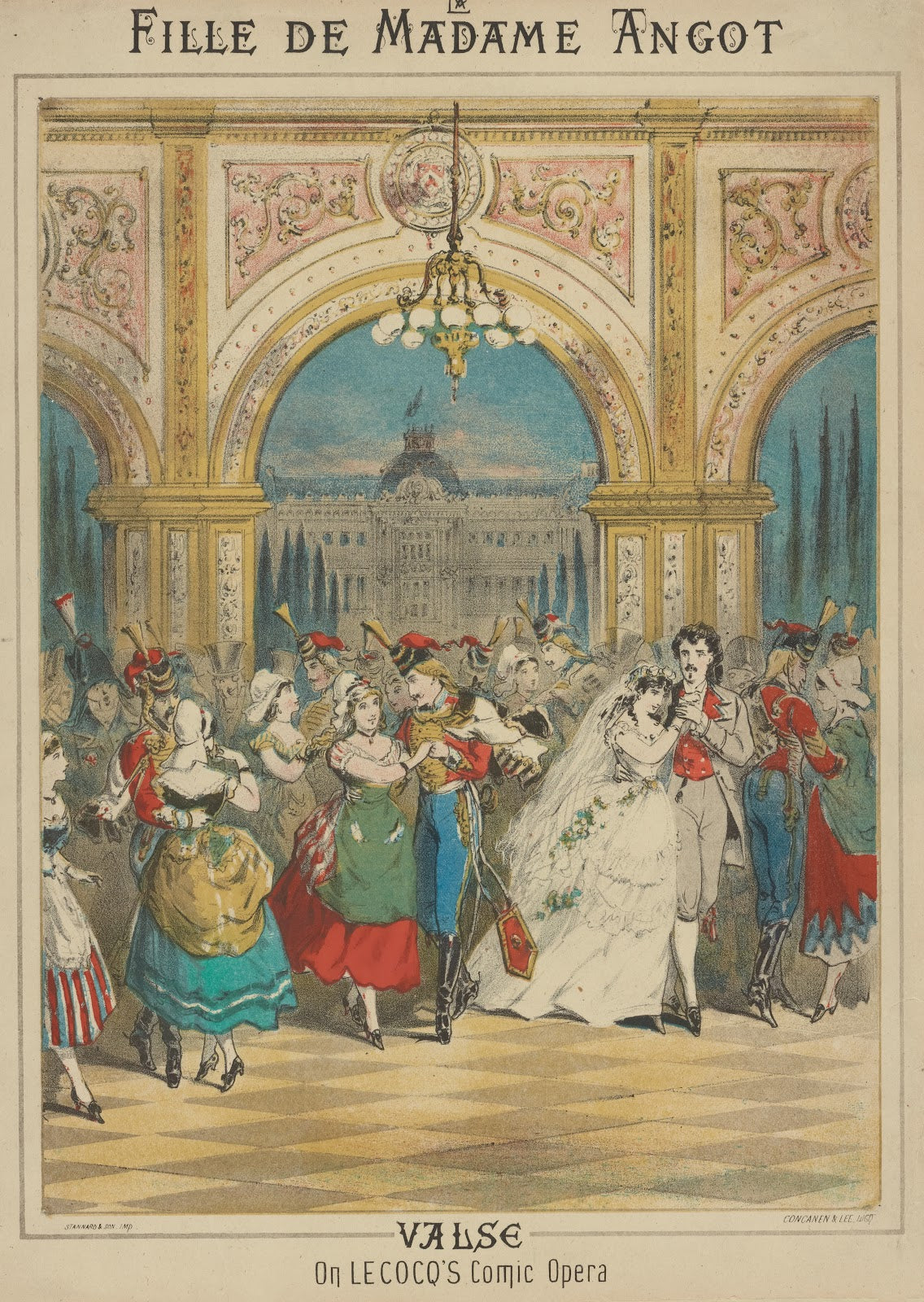 La fille de Madame Angot valse on Lecocqs comic opera 1873