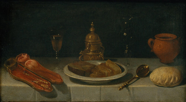 Still Life and Laid Table ca 1620