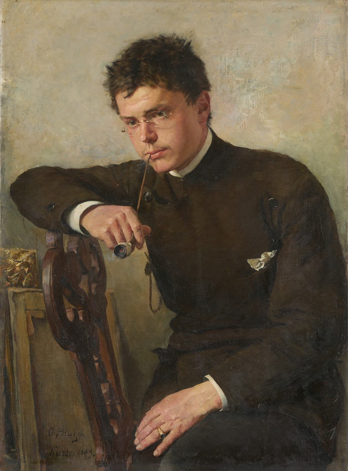Portrait of Hermann Dischler 1889