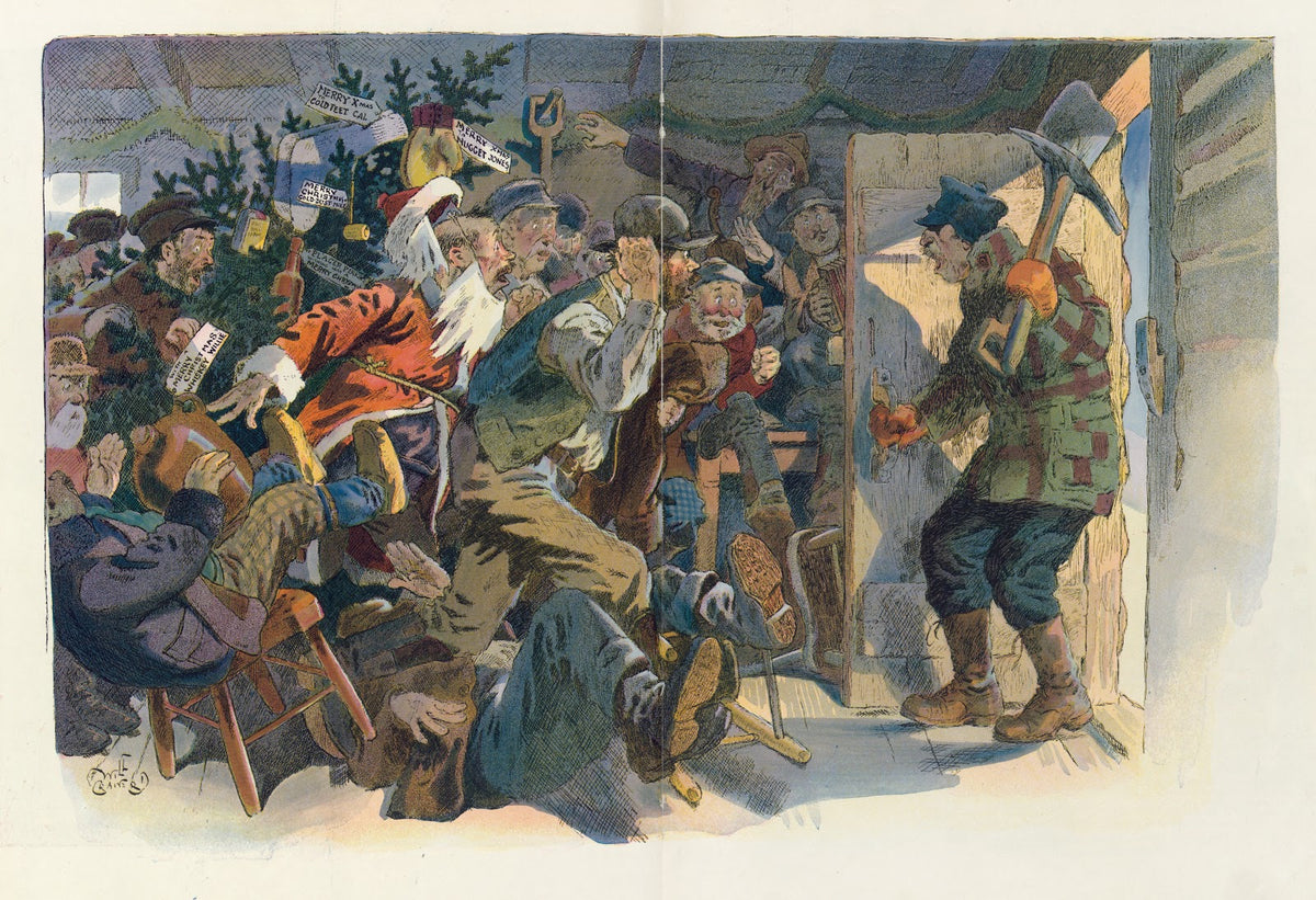 Christmas in a mining camp 1912
