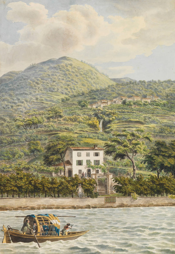 Die Villa Artaria am Comer See 1813